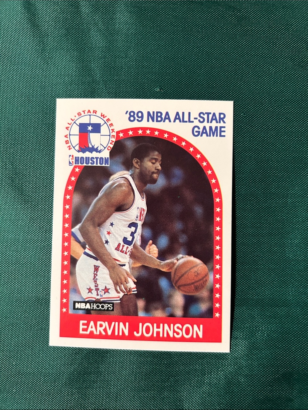 NBA Earvin Johnson All-Star Card - White/Red/Blue